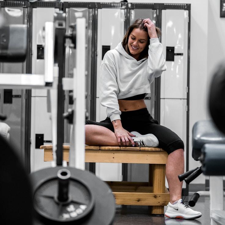 Modern fitness club interior